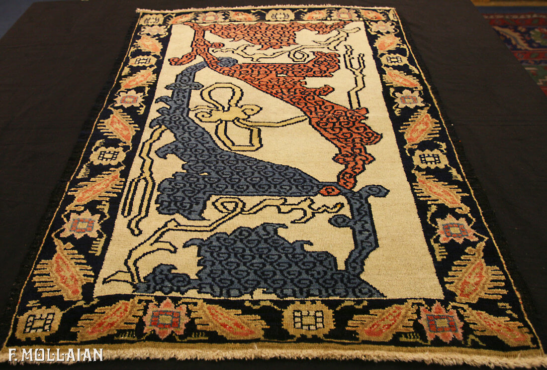 Antique Persian Senneh Vaghireh Rug n°:52913102